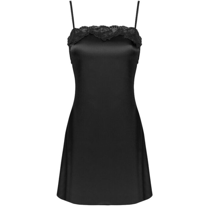 LIVCO CORSETTI FASHION - JACQUELINE LC 90249 BATA + CAMISA + PANTY NEGRO S/M - CandyHot - Foto 5