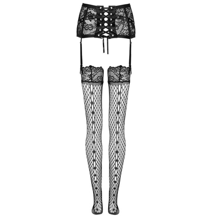 LIVCO CORSETTI FASHION - JELLY LC 90673 LIGUERO + MEDIAS NEGRO S/M - CandyHot - Foto 5