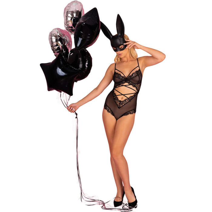 LIVCO CORSETTI FASHION - KYLSSIAM LC 90613 BODY NEGRO L/XL - CandyHot - Foto 1