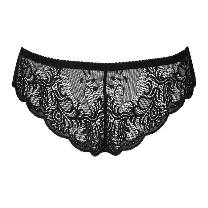 LIVCO CORSETTI FASHION - LOVE STORY LC 90679 PANTY CROTCHLESS NEGRO L/XL - CandyHot - Foto 3