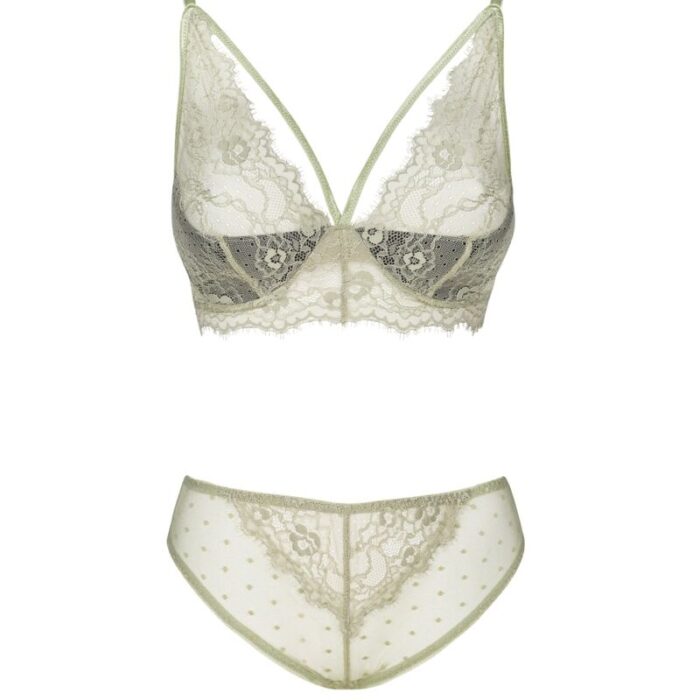 LIVCO CORSETTI FASHION - PINE LC 90667 SUJETADOR + PANTY KHAKI L/XL - CandyHot - Foto 3