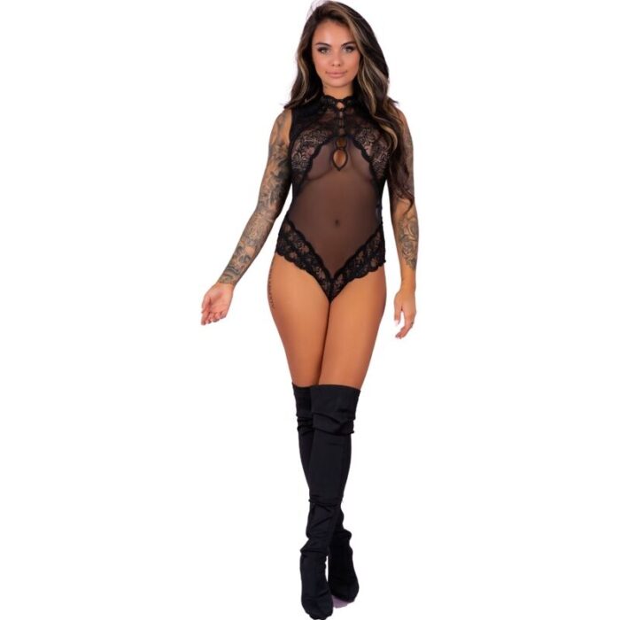 LIVCO CORSETTI FASHION - SAGEN LC 90694 BODY NEGRO L/XL - CandyHot - Foto 3