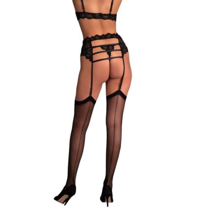 LIVCO CORSETTI FASHION - SOLIANA LC 90424-1 LIGUERO NEGRO S/M - CandyHot - Foto 2
