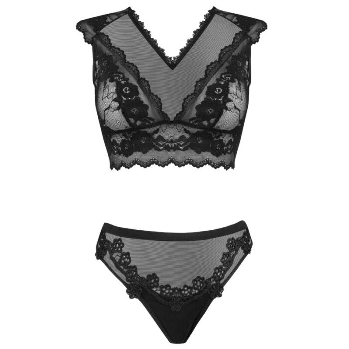 LIVCO CORSETTI FASHION - TIMOSAN LC 90631 SUJETADOR + PANTY NEGRO L/XL - CandyHot - Foto 3