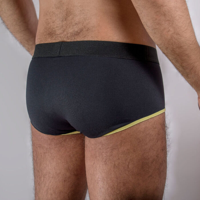 MACHO - MS24A CALZONCILLO BRIEF DARK AMARILLO L - CandyHot - Foto 3