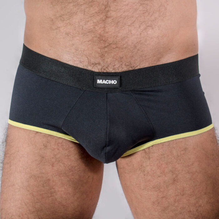 MACHO - MS24A CALZONCILLO BRIEF DARK AMARILLO L - CandyHot - Foto 1