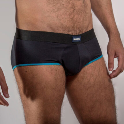 MACHO - MS24B CALZONCILLO BRIEF DARK AZUL M - CandyHot - Foto 2