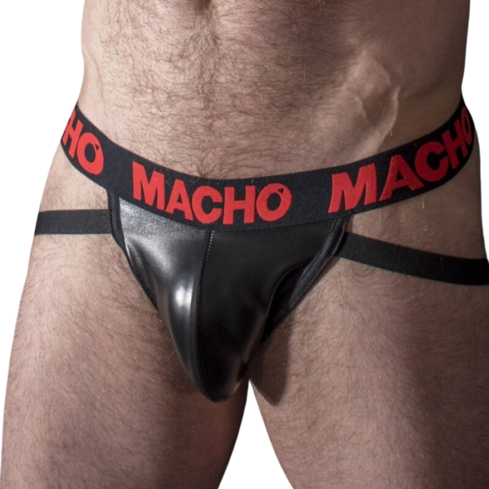 MACHO - MX25RC JOCK CUERO ROJO S - CandyHot - Foto 1