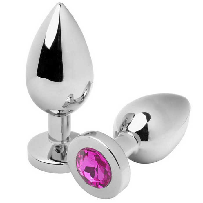 METAL HARD - ANAL PLUG DIAMOND ROSA SMALL 5.71CM - CandyHot - Foto 1