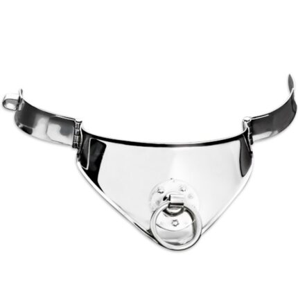 METAL HARD - COLLAR RESTRICCION CON ANILLA Y CANDADO 12.5 CM - CandyHot - Foto 2