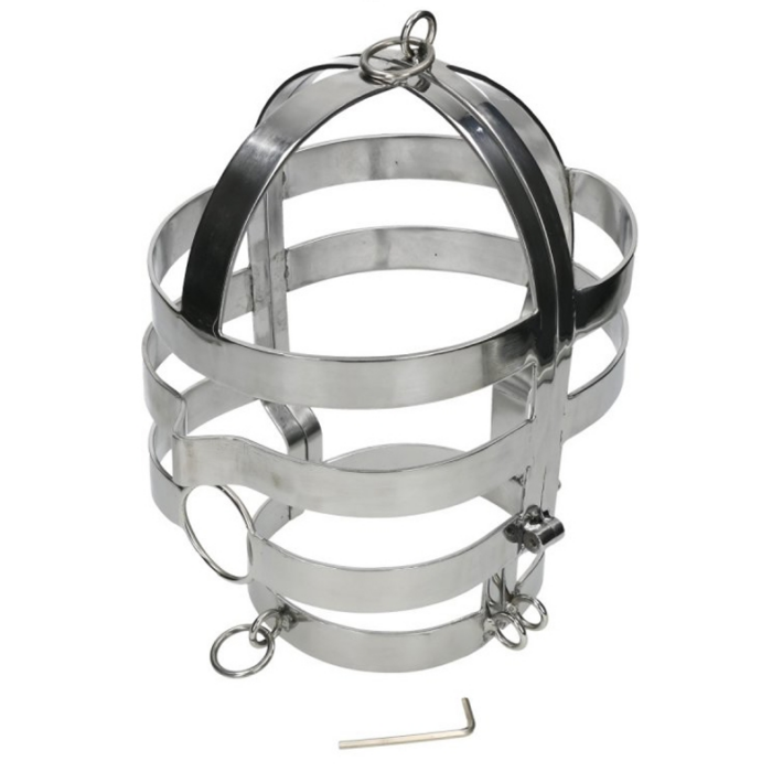 METAL HARD - MASCARA CON COLLAR ACERO - CandyHot - Foto 1