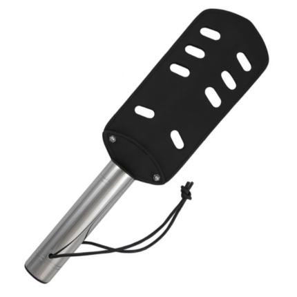 METAL HARD - THE PADDLE CUERO ORIGINAL Y METAL - CON AGUJEROS - CandyHot - Foto 1