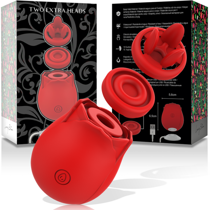 MIA - ESTIMULADOR CLITORIS DOS CABEZALES 3 EN 1 EDICIÓN DE LUJO - CandyHot - Foto 1
