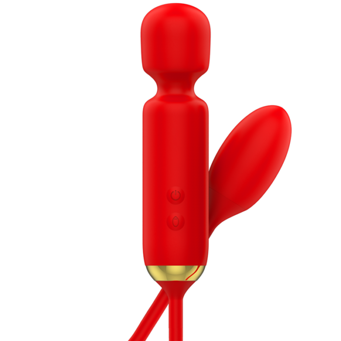 MIA - TOSCANA DOUBLE PLEASURE WAND + HUEVO VIBRADOR - CandyHot - Foto 2