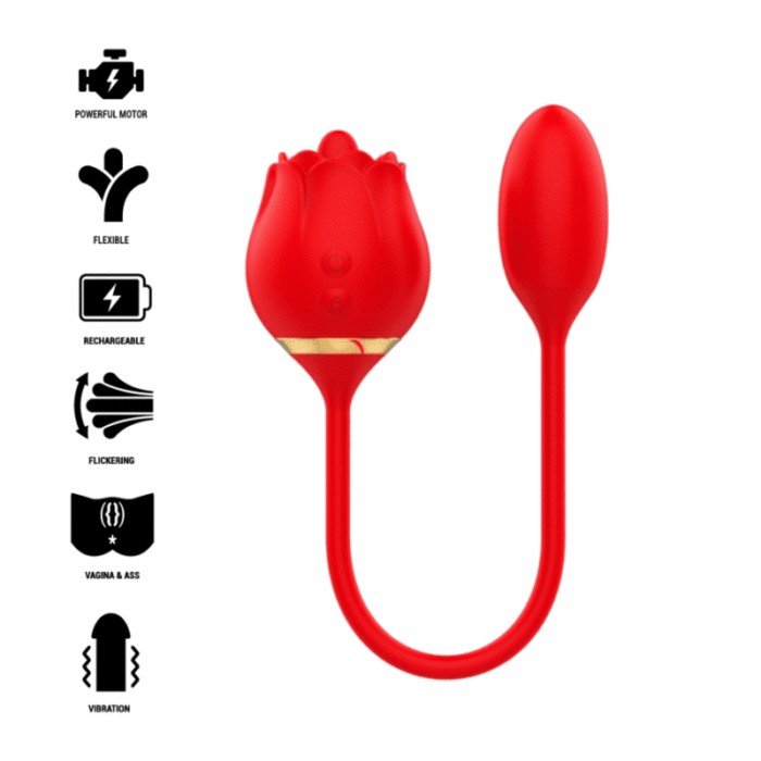 MIA - VIENA DOUBLE PLEASURE LICKING + HUEVO VIBRADOR - CandyHot - Foto 2