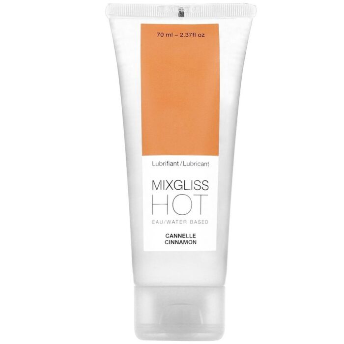 MIXGLISS - LUBRICANTE EFECTO CALOR SABOR A CANELA 70ML - CandyHot - Foto 1