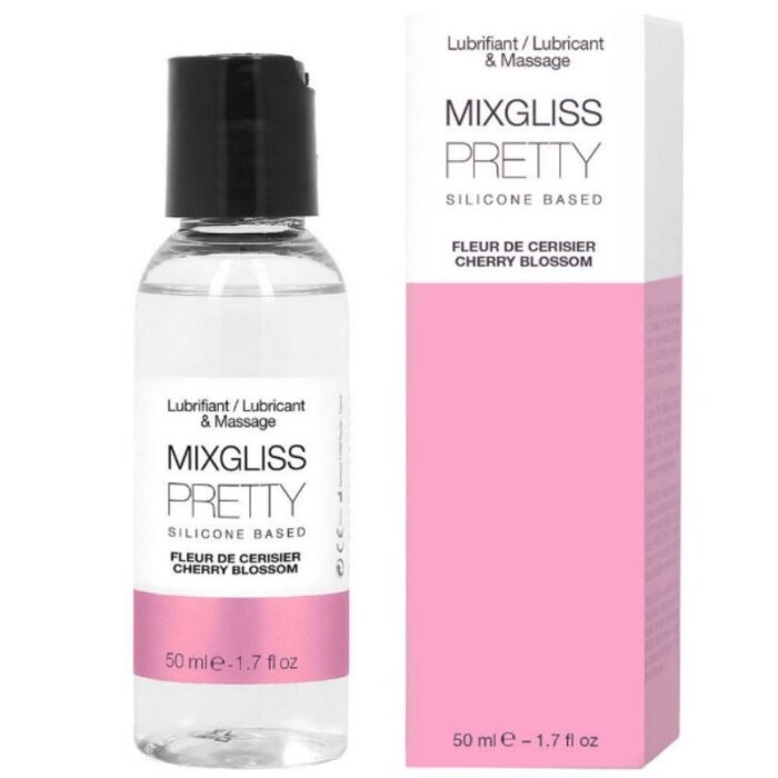 MIXGLISS - PRETTY LUBRICANTE SILICONA FLOR DE CEREZA 50 ML - CandyHot - Foto 1