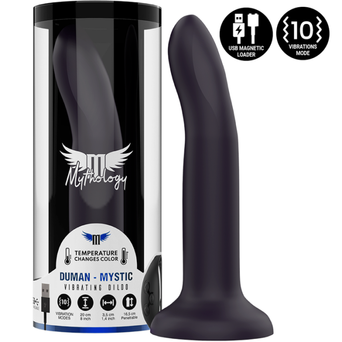 MYTHOLOGY - DUMAN MYSTIC DILDO L - VIBRADOR COMPATIBLE CON WATCHME WIRELESS TECHNOLOGY - CandyHot - Foto 1