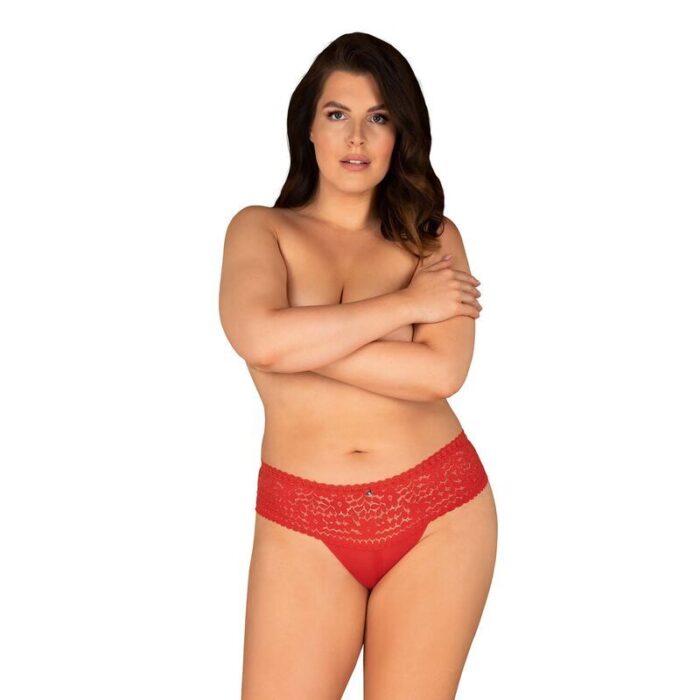 OBSESSIVE - BLOSS MINA PANTIES 4XL/5XL - CandyHot - Foto 1