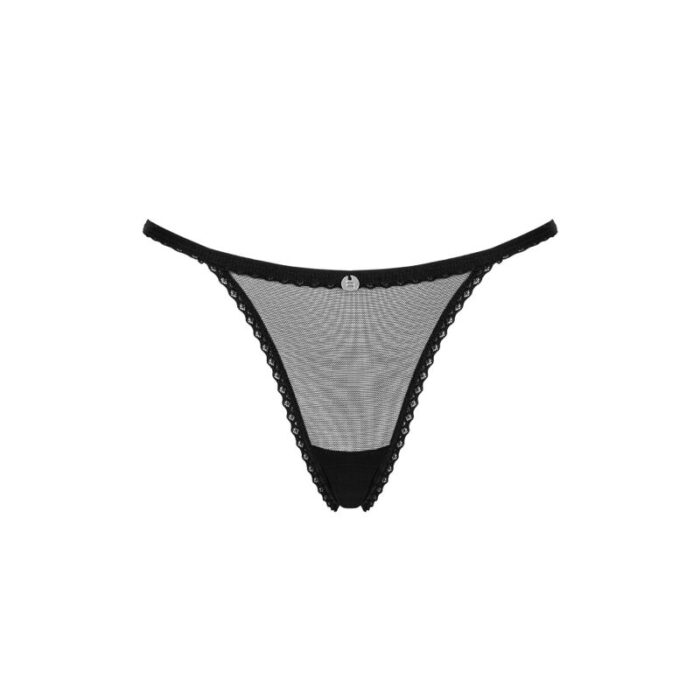 OBSESSIVE - CELIA NOIR TANGA XL/XXL - CandyHot - Foto 5