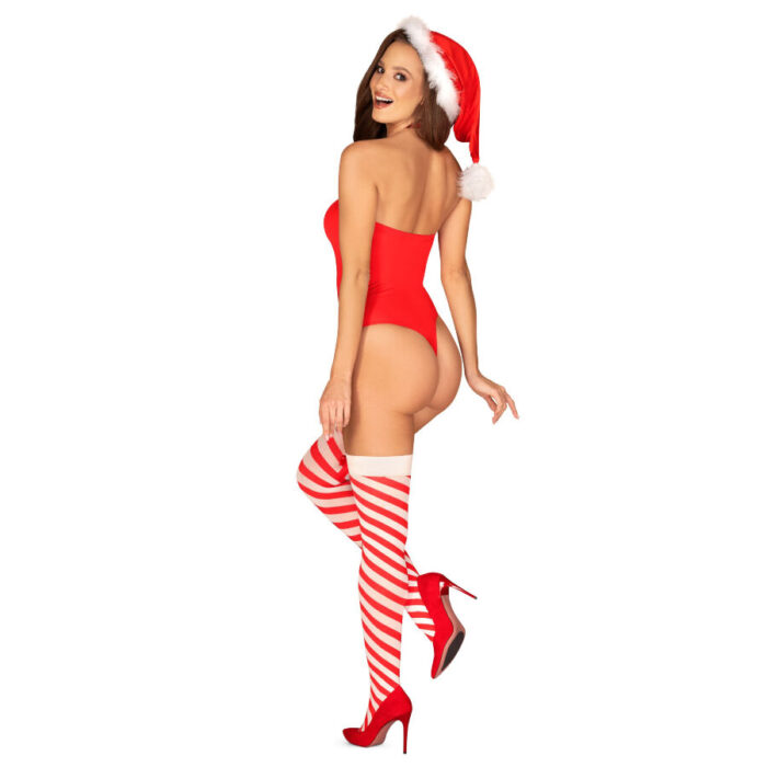 OBSESSIVE - KISSMAS TEDDY XS/S - CandyHot - Foto 4