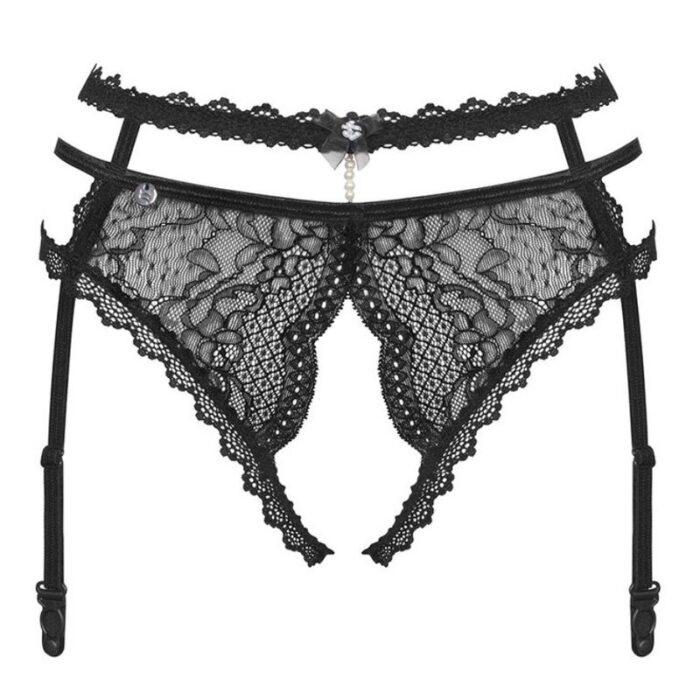 OBSESSIVE - LIGUERO PEARLOVE NEGRO XS/S - CandyHot - Foto 5