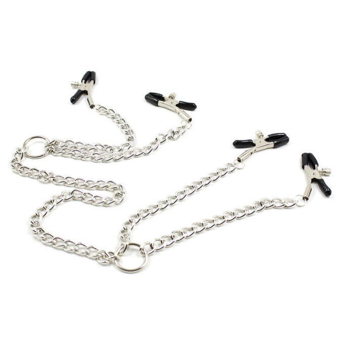 OHMAMA FETISH - 4 PINZAS PEZONES CON CADENAS - CandyHot - Foto 1