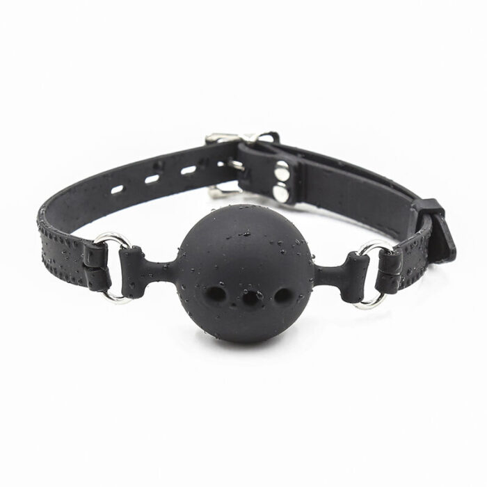 OHMAMA FETISH - MORDAZA BOLA TRANSPIRABLE SILICONA TALLA L - CandyHot - Foto 3