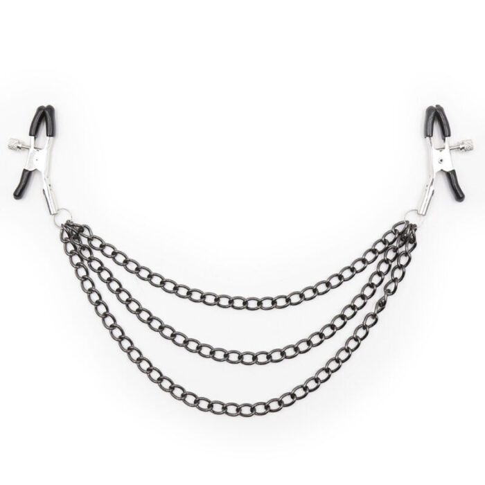 OHMAMA FETISH - PINZAS PEZONES CON CADENAS NEGRAS - CandyHot - Foto 1