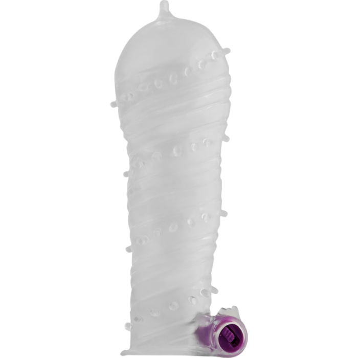 OHMAMA - FUNDA PENE TEXTURADA CON BALA VIBRADORA PUNTA ANCHA - CandyHot - Foto 2