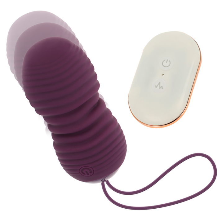 OHMAMA - HUEVO CONTROL REMOTO 7 MODOS UP AND DOWN MORADO - CandyHot - Foto 3