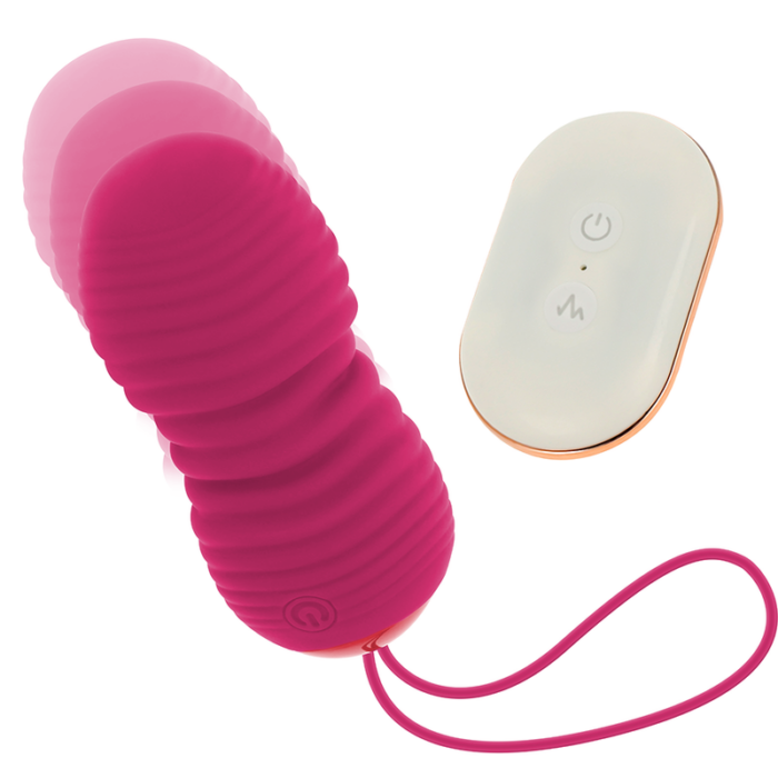OHMAMA - HUEVO CONTROL REMOTO 7 MODOS UP AND DOWN ROSA - CandyHot - Foto 2