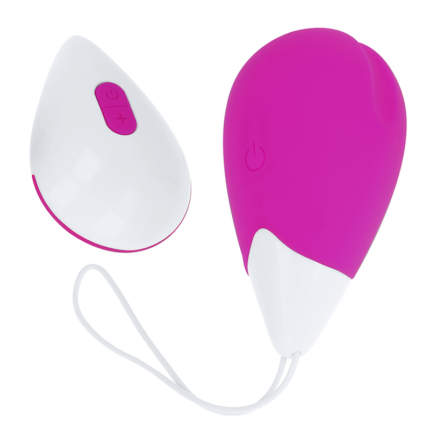 OHMAMA - HUEVO VIBRADOR 10 MODOS LILA Y BLANCO - CandyHot - Foto 1