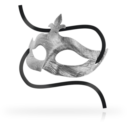 OHMAMA - MASKS ANTIFAZ FLOR DE LIS SILVER - CandyHot - Foto 2