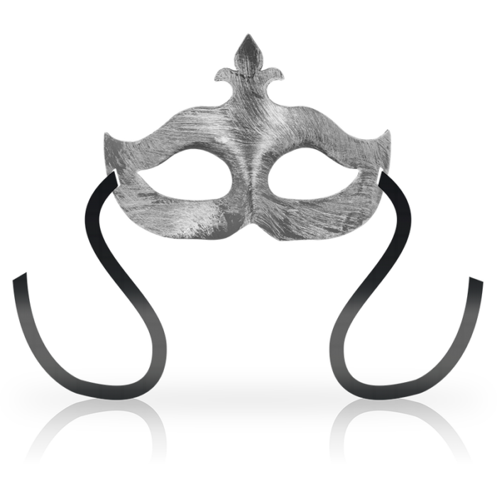OHMAMA - MASKS ANTIFAZ FLOR DE LIS SILVER - CandyHot - Foto 1