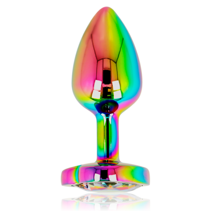 OHMAMA - PLUG ANAL CORAZÓN IRIDISCENTE TALLA S - CandyHot - Foto 2