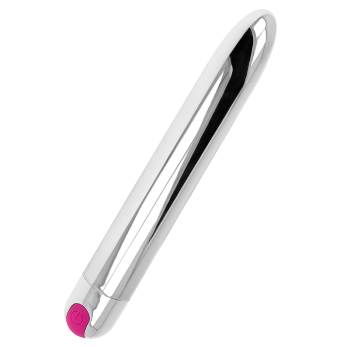 OHMAMA - VIBRADOR SILVER RECARGABLE 10 MODOS 18.5 CM - CandyHot - Foto 1