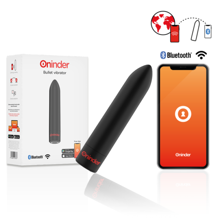 ONINDER - BERLIN BALA VIBRADORA NEGRO - APP GRATUITA - CandyHot - Foto 1
