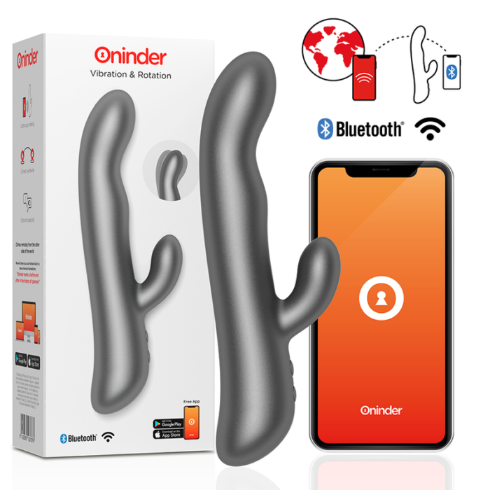 ONINDER - OSLO VIBRACIÓN & ROTACIÓN NEGRO - APP GRATUITA - CandyHot - Foto 1