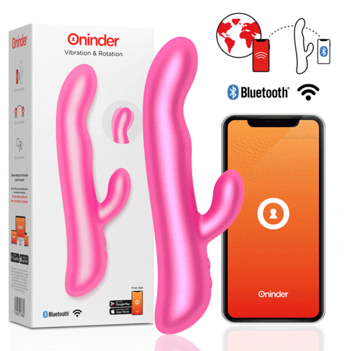 ONINDER - OSLO VIBRACIÓN Y ROTACIÓN ROSA - APLICACIÓN GRATUITA - CandyHot - Foto 1