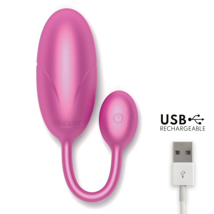 ONINDER - TOKYO HUEVO VIBRADOR ROSA 7.5 X 3.2 CM - APP GRATUITA - CandyHot - Foto 5