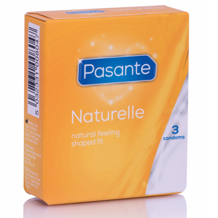 PASANTE - CONDOM GAMA NATURELLE 3 UNIDADES - CandyHot - Foto 1