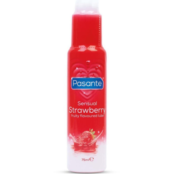 PASANTE - LUBRICANTE SABOR FRESA 75 ML - CandyHot - Foto 1