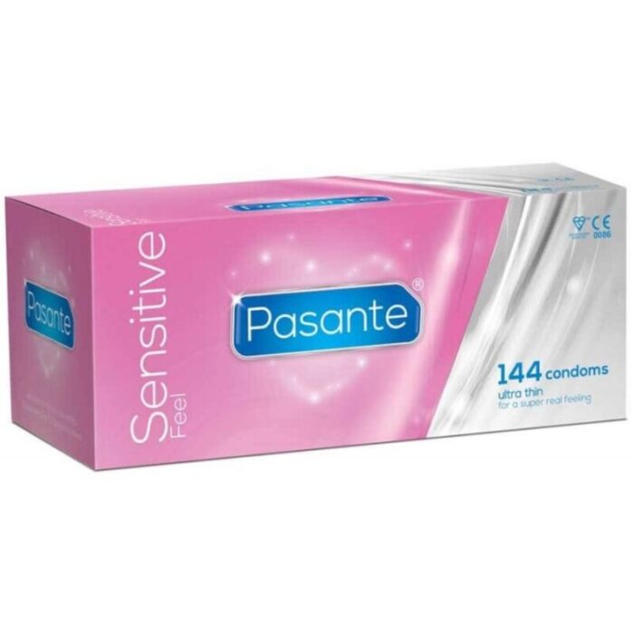 PASANTE - PRESERVATIVOS SENSITIVE ULTRAFINO 144 UNIDADES - CandyHot - Foto 1