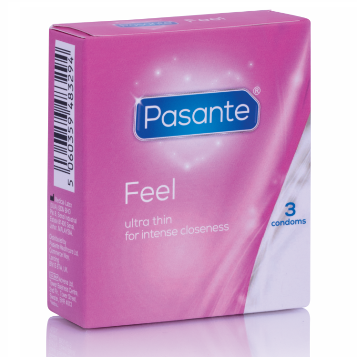 PASANTE - PRESERVATIVOS SENSITIVE ULTRAFINO 3 UNIDADES - CandyHot - Foto 1