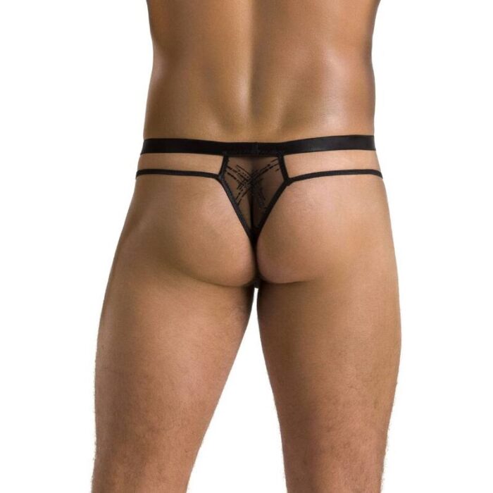 PASSION - 029 TANGA COLLIN NEGRO L/XL - CandyHot - Foto 4