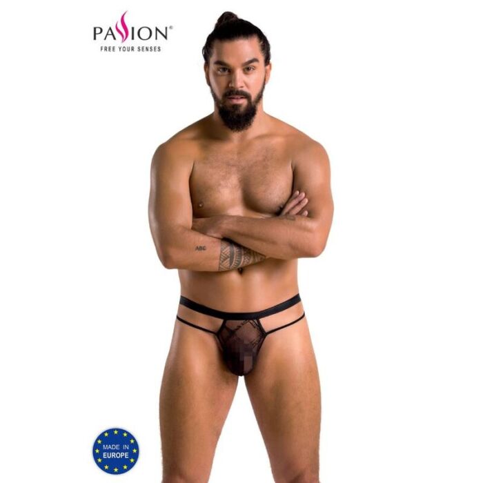 PASSION - 029 TANGA COLLIN NEGRO L/XL - CandyHot - Foto 1