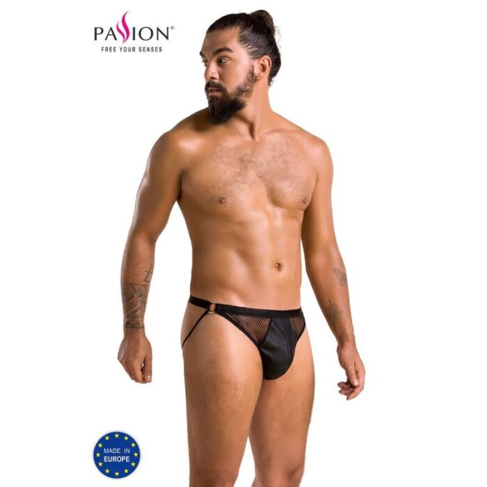 PASSION - 034 SLIP OPEN LUKE NEGRO S/M - CandyHot - Foto 1