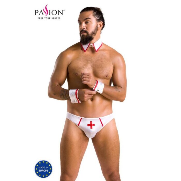 PASSION - 037 SLIP GREGORY BLANCO S/M - CandyHot - Foto 1