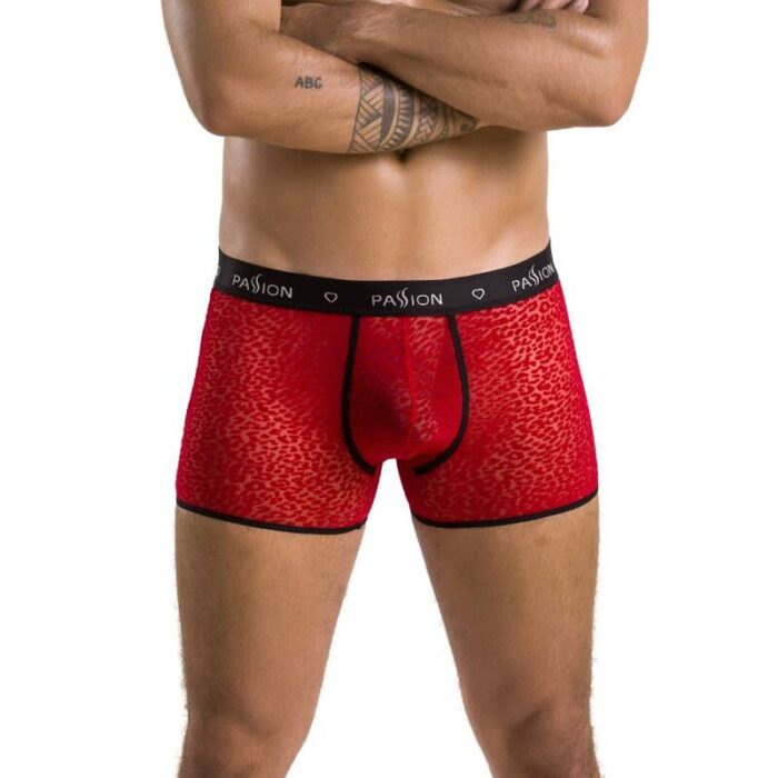 PASSION - 046 SHORT PARKER ROJO L/XL - CandyHot - Foto 3